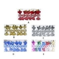 thumbnail image 3 of Decoraciones para árboles de Navidad Naiovety 6 unids/set rojos y blancos, 3 of 6