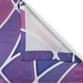 thumbnail image 3 of Ambesonne Abstract Kitchen Curtains, Vibrant Colors Circles, 55"x45", Violet Pink and Blue, 3 of 3