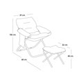 thumbnail image 2 of Paquete de 2 Sillas Pegables con taburete, 2 of 4
