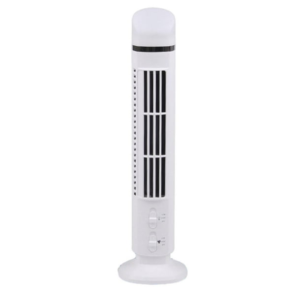 Small Vertical Towers Fan with Light Lightweight Quiet Table Airs Cooler for Bedroom Living Room