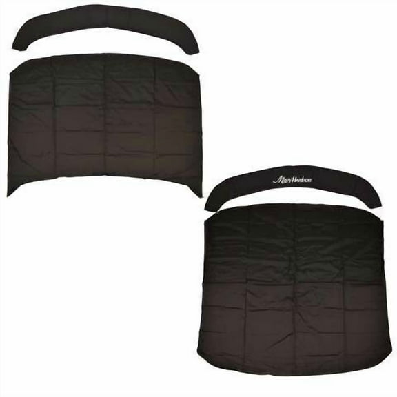 Misty Harbor Pontoon Boat Bimini Covers 45342-14 | Dowco Black (Set of 2)