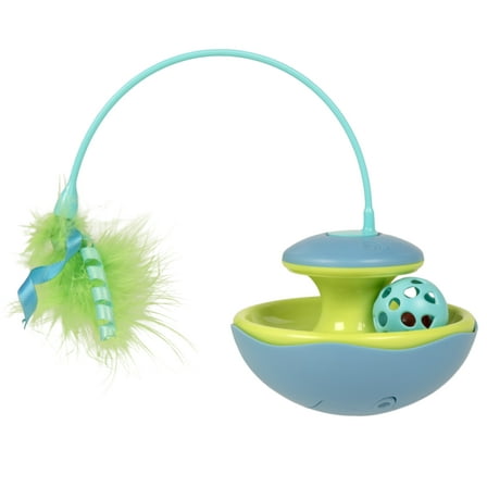 SmartyKat Track Tizzy Motion Cat Toy –Electronic Interactive Pet Toy, Blue