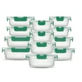 thumbnail image 4 of JoyJolt 24-Piece Fluted Food Storage Container Set with Lids - Green, 4 of 5