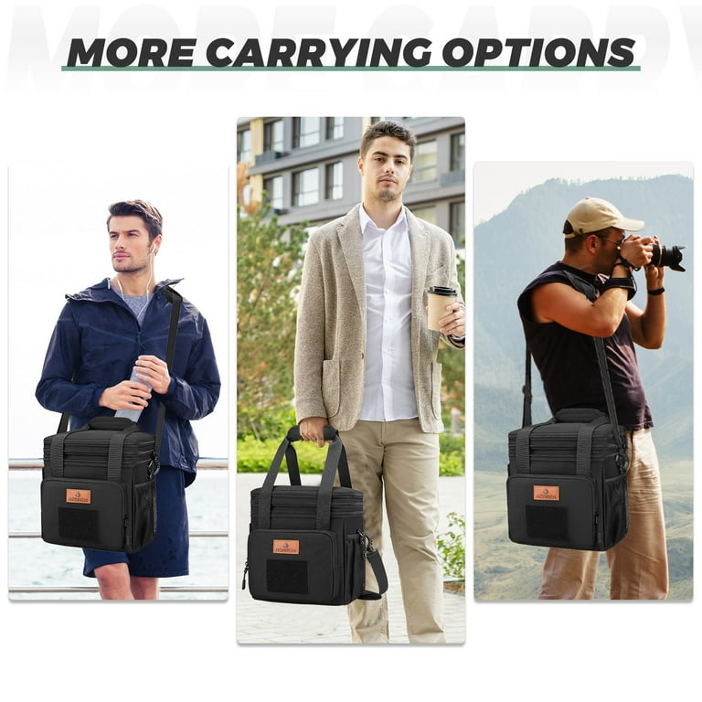 Holuxer Large Insulated Lunch Box for Men, Expandable Design photo 6