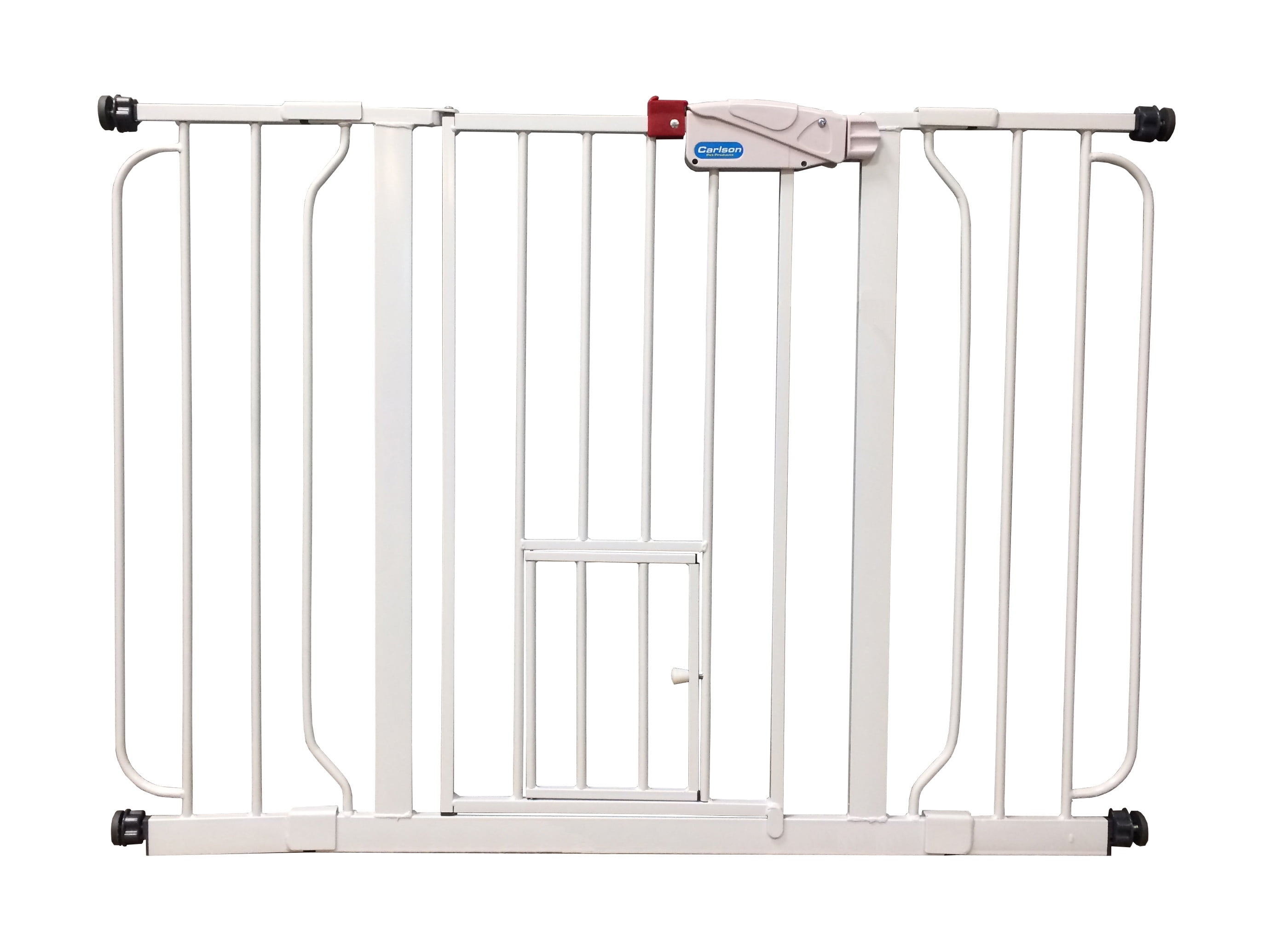 Carlson Extra Wide Walk Through Pet Gate with Small Pet Door 37Inches