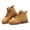 Light Brown, variant on OwnShoe Steel Toe Work Boots for Men Women Leather Safety Shoes Lightweight Industrial Sneakers