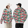 thumbnail image 4 of Fotbe Palm Leaves Flamingo Chaqueta con Protección Solar UPF 50+ para Hombre y Mujer, Camisa con Capucha y Bolsillos-XX-Large, 4 of 7