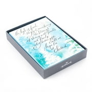Hallmark Religious Christmas Boxed Cards, Inspirational Quote (16 Cards and 17 Envelopes)