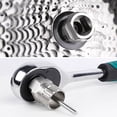 thumbnail image 4 of Bike Cassette Removal Tool with Chain whip and Auxiliary Wrench Bicycle Sprocket Removal Tools Sprocket Remover, 4 of 10