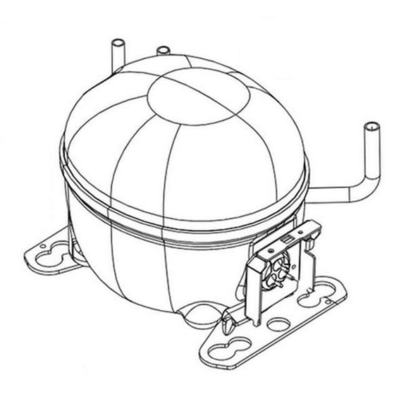 Whirlpool WPLW11578209 Genuine OEM Compressor