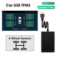 thumbnail image 3 of TPMS 4 Pcs Car Pickup Truck USB Wireless Tire Tyre Pressure Monitoring System Sensors Compatible With Android Car Radio Stereo Head Unit, 3 of 13