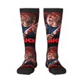 thumbnail image 1 of Rocae Chaussettes de compression Décontractées Chucky pour Femmes Hommes Bas Contrastés, 1 of 6