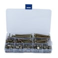thumbnail image 3 of 100pcs Zinc Plated Connection Bolts Barrel Nuts Set for Furniture Cot Bed Assembly, 3 of 7