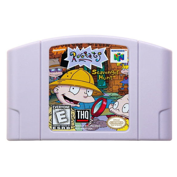 Video Games Compatible for the n64 console, replacement cartridge for Rugrats - Scavenger Hunt NTSC