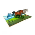thumbnail image 3 of Wonder Paper Art Horses Pop-Up Greeting Card, Birthday Card Birthday Card, 3 of 5