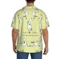 thumbnail image 3 of Kdxio Men'S Hawaiian Shirt For Men Short Sleeve Shirt Unicorn Sun Salutataion Yoga Summer Casual Holiday Beach Button Down T-Shirts, 3 of 5