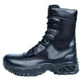 thumbnail image 2 of Ridge Men 8" Waterproof Leather Non-Slip Tactical Military Work Black Shoe Boot - Size 4.5, 2 of 5