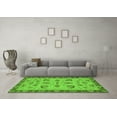 thumbnail image 3 of Ahgly Company Indoor Rectangle Oriental Green Traditional Area Rugs, 4' x 6', 3 of 4