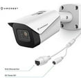 thumbnail image 3 of 2-Pack Amcrest UltraHD 4K (8MP) Bullet POE IP Camera, 3840x2160, 131ft NightVision, 2.8mm Lens, IP67 Weatherproof, MicroSD Recording, White (2PACK-IP8M-2496EW), 3 of 6