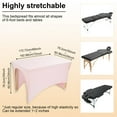 thumbnail image 2 of HLONK Massage Table Sheet  Microfiber Soft Facial Bed Cover  Pink, 2 of 11