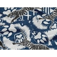 thumbnail image 5 of oneOone Rayon Medium Blue Fabric Tiger Sewing Material Print Fabric By The Yard 56 Inch Wide, 5 of 5
