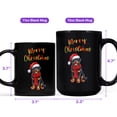 thumbnail image 4 of Merry Christmas Rottweiler Enjoys Woofmas Winter Xmas Holiday Mug Rottie Dog Lover Gifts Idea Coffee Tea Cup - 02022, 4 of 4