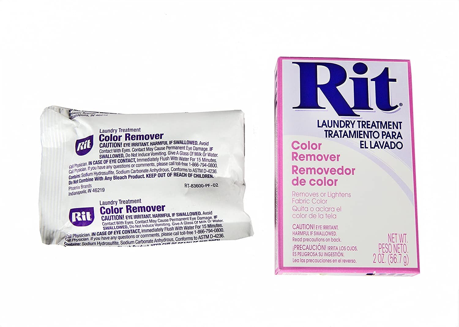 Pack of 2 Rit Dye Laundry Treatment Color Remover 