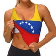 thumbnail image 5 of Women Sexy Sports Vest Venezuelan Flag Female Streetwear Sport Lingerie Tee Crop Top, 5 of 7