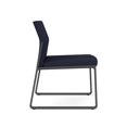 thumbnail image 4 of Fauteuil d'Invité Sans Accoudoirs pour Réception Gansett / Acier Charbon / Bleu Marine, 4 of 5