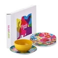 thumbnail image 3 of French Bull - Coffret cadeau assiette à salade de 4 - Jardin Floral, 3 of 5