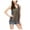 Grey - 058, variant on Aeropostale Womens Lace Placket Racerback Henley Shirt, Grey, Juniors, Small