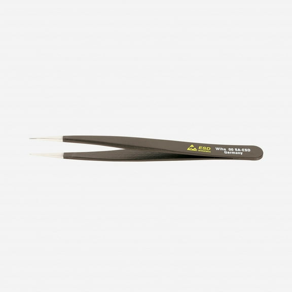 Wiha 44532 Heavy Duty Strong Tapered to Strong Point 00 SA  - 120mm Tweezers