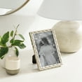 thumbnail image 2 of DesignOvation Saltana 5" x 7" Braided Silver Tabletop Picture Frame, 2 of 10