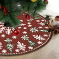 thumbnail image 4 of Hometravel Washable Christmas Tree Skirt, Short Pile HD Printed Rug Decor, Reusable Tree Base Cover for Home, Party Decoration, 4 of 6