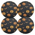 thumbnail image 2 of Adorable Pumpkin Lantern 6-Piece 15.4in Durable PVC Plate Mats, Heat-Resistant for Parties and Dining, 2 of 7