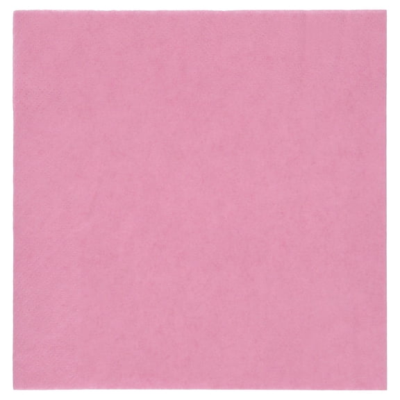6.5" x 6.5" Disposable Lovely Pink Napkins, 75 Count, by Way To Celebrate