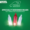 thumbnail image 2 of Christmas LED Random Twinkle Lights - 16 of 100 Bulbs Twinkle - LED Red & Cool White Christmas Tree Lights - Indoor Outdoor  24.75 Feet Light String, Sparkling Twinkling Holiday Decor, 2 of 8