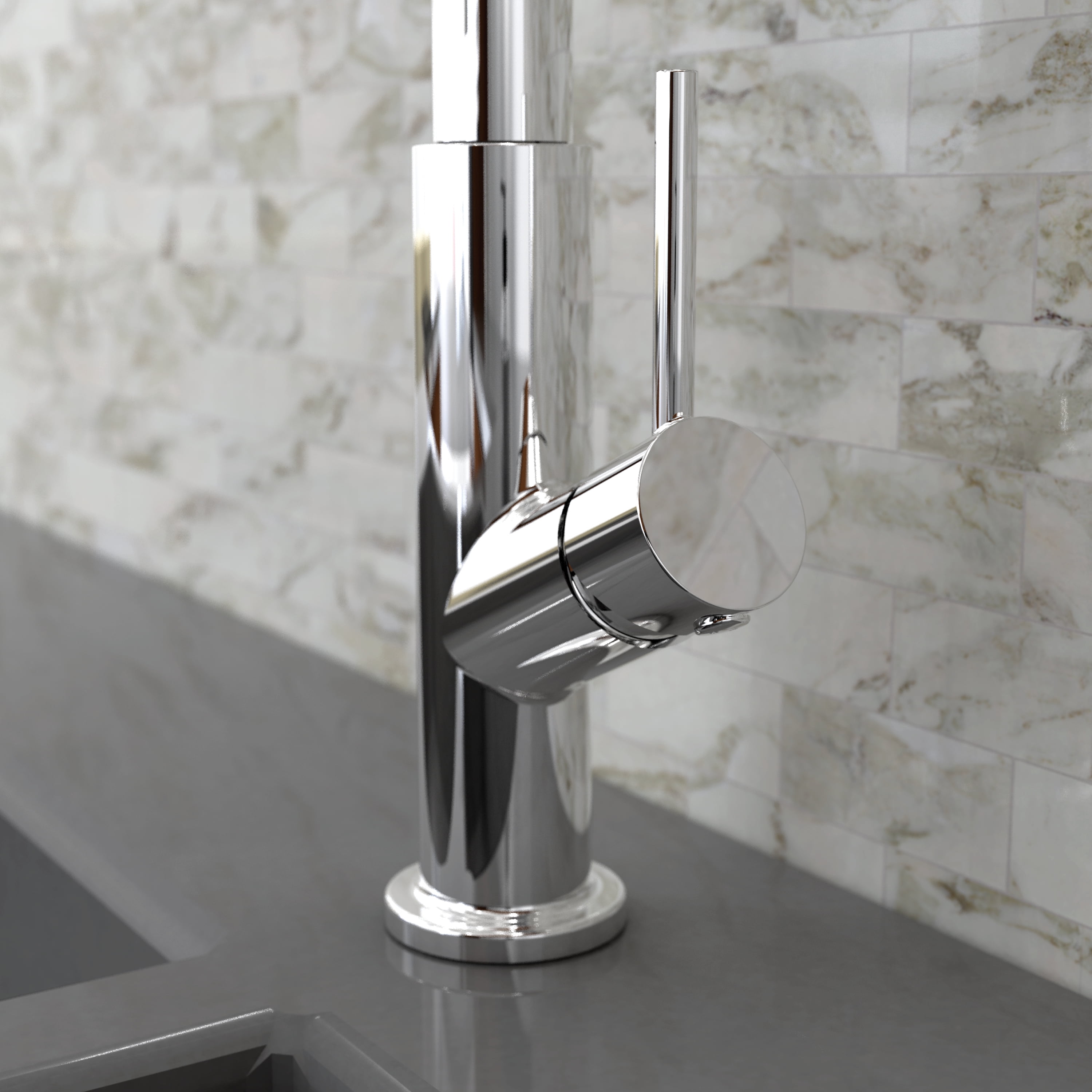 Keeney MAG78CCP Single Handle Pull-Down Kitchen Faucet, Polished Chrome