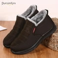 thumbnail image 3 of Snow Boots for Men Women: Water-resistant Winter Shoes Lightweight Warm Fur Lined Winter Boots - Slip On Casual Shoes Anti-Slip Sneakers Unisex Outdoor Comfort Ankle Boots Black Blue, 3 of 19