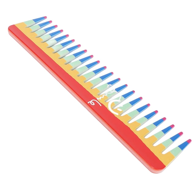 QIILU Hair Styling Comb, Round Comb Teeth Scalp Massaging Comfortable Grip Fashionable Haircut Combs For Long Short Hair For Household Use