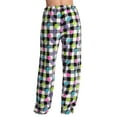 thumbnail image 3 of Just Love Women's Plush Pajama Pants 6339-V-10767-S (Small, Buffalo Plaid Smiley), 3 of 3