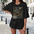 thumbnail image 2 of Women's T-Shirts Basic Tops Oversized Loose Short Sleeve Summer Graphic Loose Fit Dressy Casual Clothes, 2 of 4