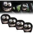 thumbnail image 1 of Funny Cartoon Car Headrest Covers – 2PCS Universal Fit,Head Rest Covers Funny Eye,Big Eyes Cars Seat Protector Cover,Automobile Headrest Protector,Universal Interior Cars Accessories(Style-A,4PCS), 1 of 8