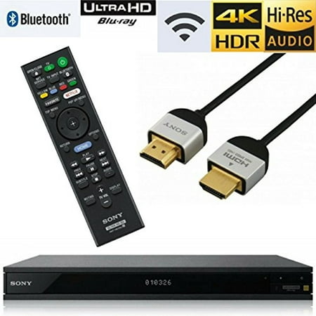 Sony UBP-X800 UBP-X80 Streaming 4K Ultra HD 3D Hi-Res Audio Wi-Fi And Bluetooth Built-In Blu-ray Player With A 4K HDMI Cable And Remote Control- Black (Best 3d Blu Ray Player)