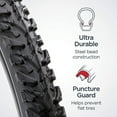 Schwinn 26x1.95 MTN Bike Tire with Puncture Guard for All Terrains