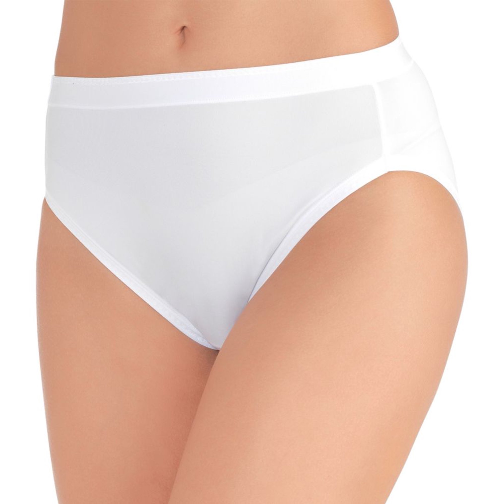Women S Vanity Fair 13164 Comfort Where It Counts Modern Hi Cut Panty Star White 9 Walmart Canada