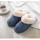 thumbnail image 5 of Pantuflas de mujer con espuma viscoelástica, suaves y sin cordones, forradas de gamuza y suela antideslizante, para interior y exterior., 5 of 5