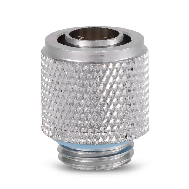 PC Water Cooling, G1 4 Thread Barb Connector Two Touch Fitting for Tube 9.5x12.7MM Flat Head