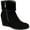 Black, variant on Alfani Womens Oreena Faux Suede Cold Weather Booties Black 6 Medium