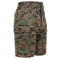 thumbnail image 2 of Rothco Digital Camo BDU Shorts,Woodland Digital Camo,X-Small, 2 of 3